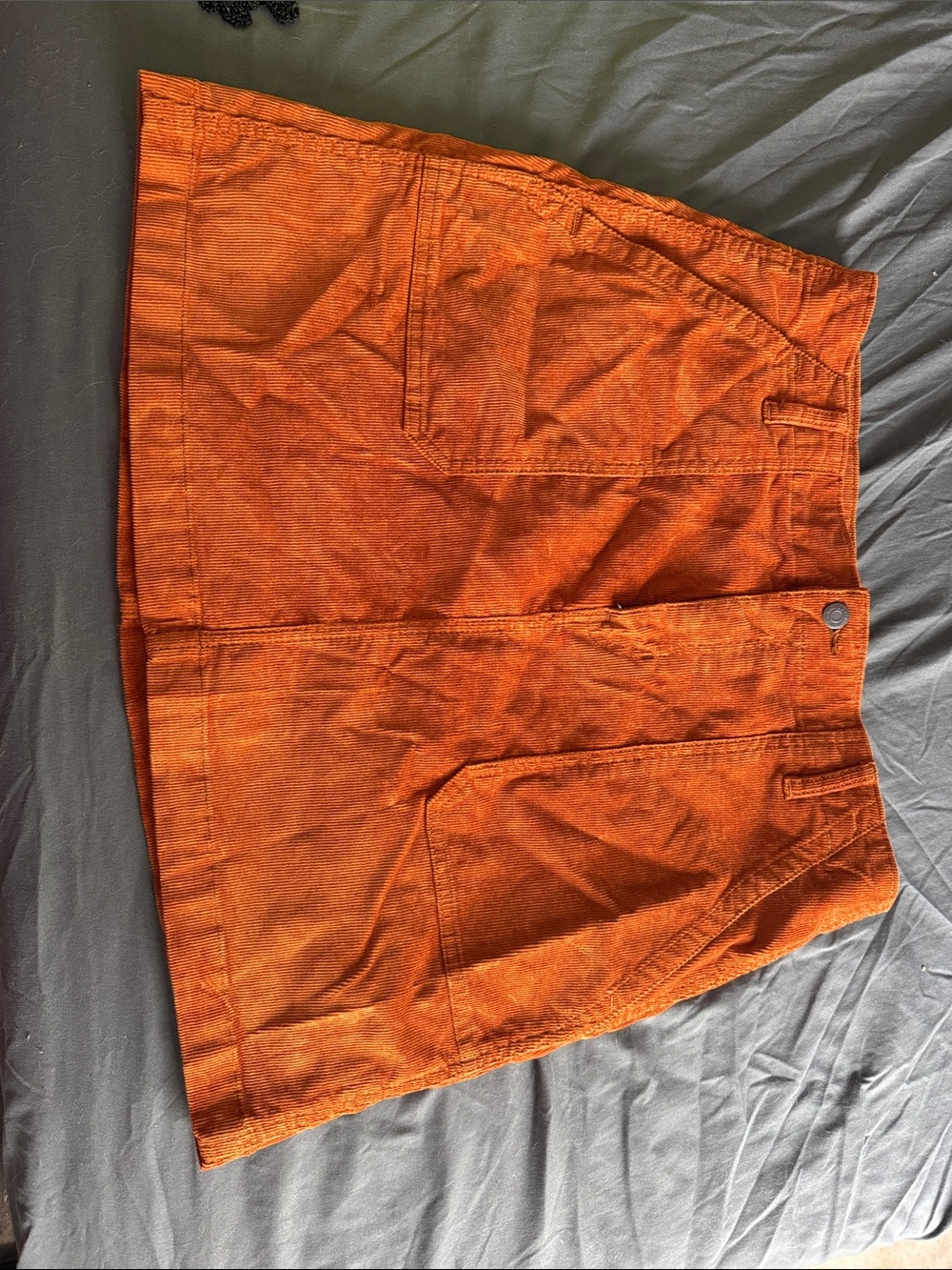 Old Navy Orange Corduroy Skort